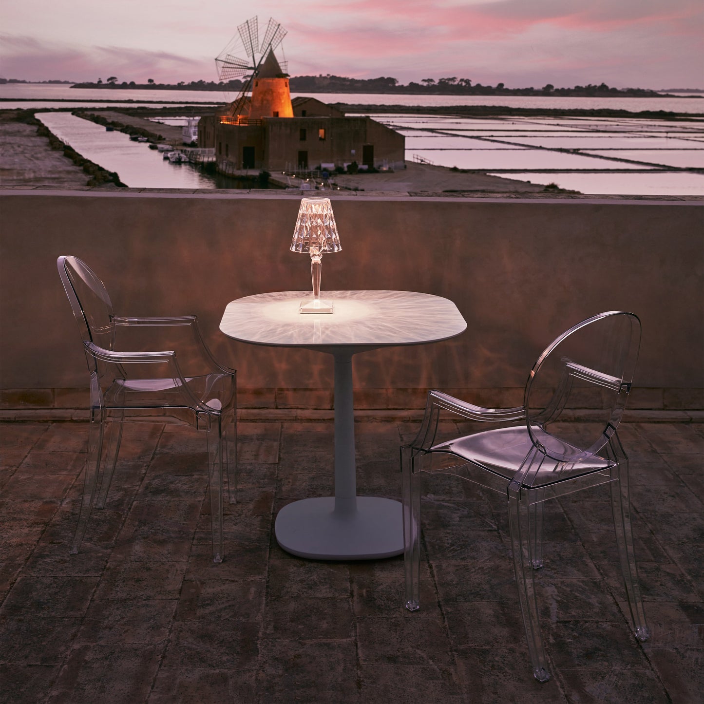 Big Battery Table Lamp
