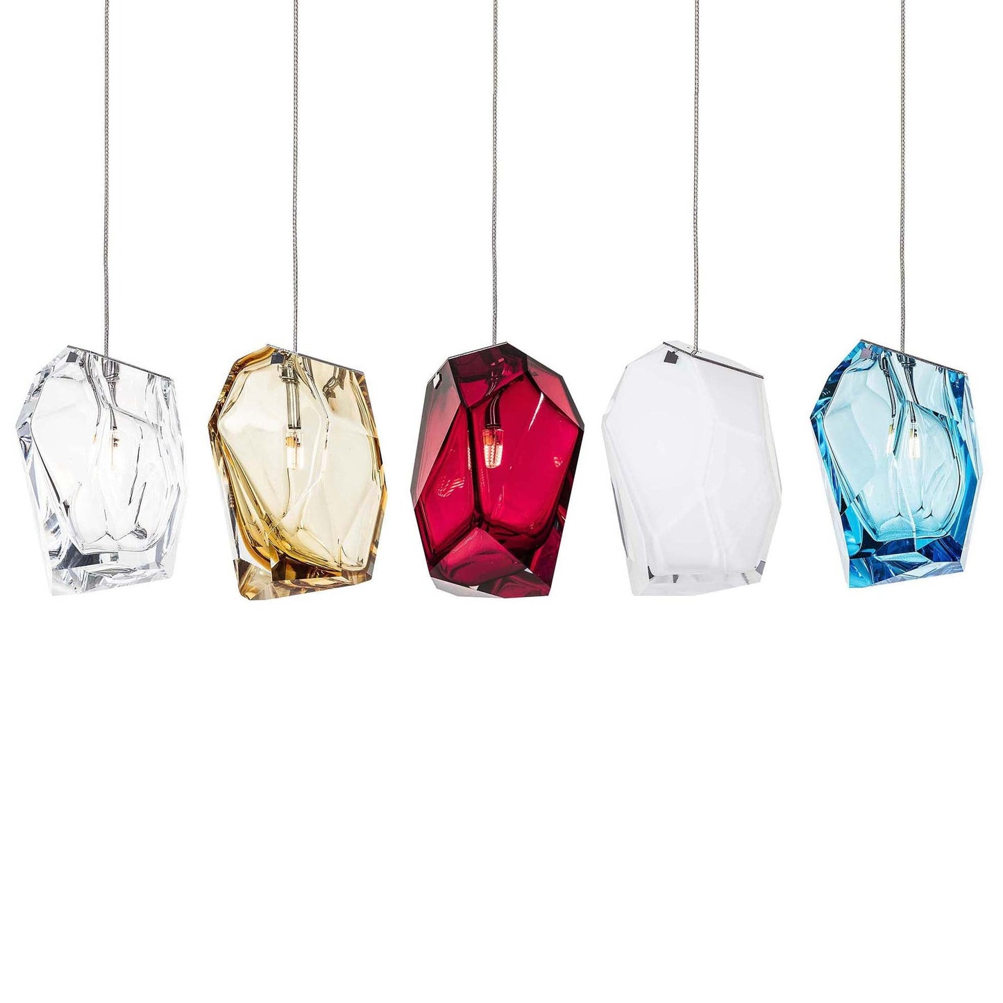 Crystal Rock 5-Light Cluster Pendant Light