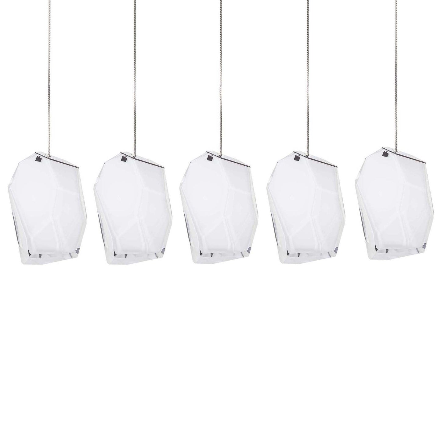 Crystal Rock 5-Light Cluster Pendant Light