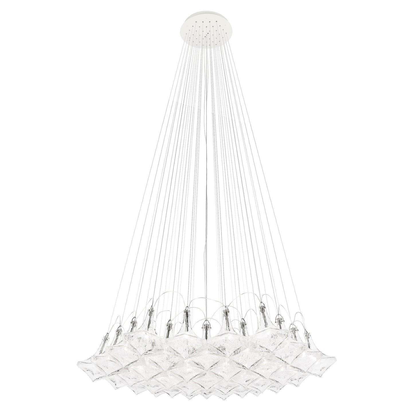 Facet Sculpture Cluster Pendant Light