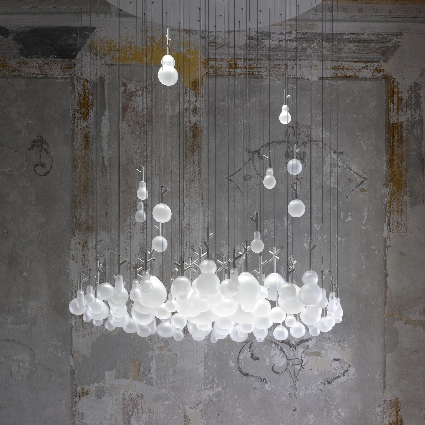 Growing Vases Sculpture Chandelier