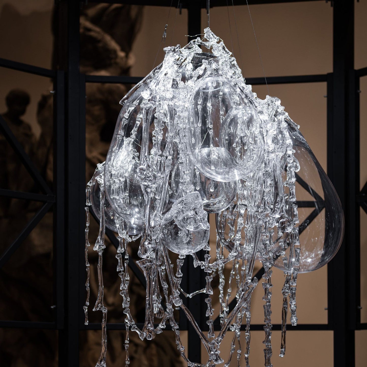 Memento Mori Sculpture Chandelier