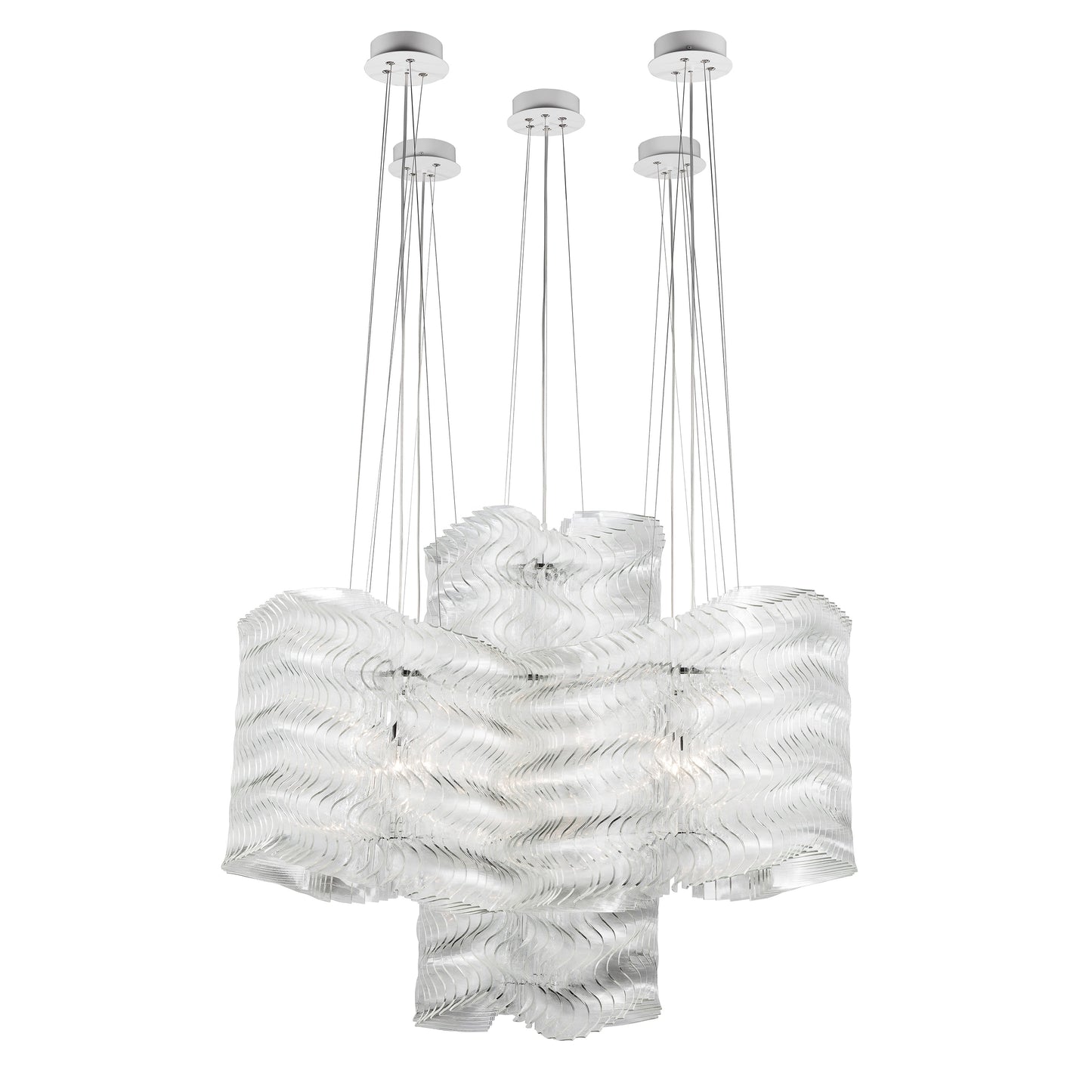 Plisse Sculpture Chandelier