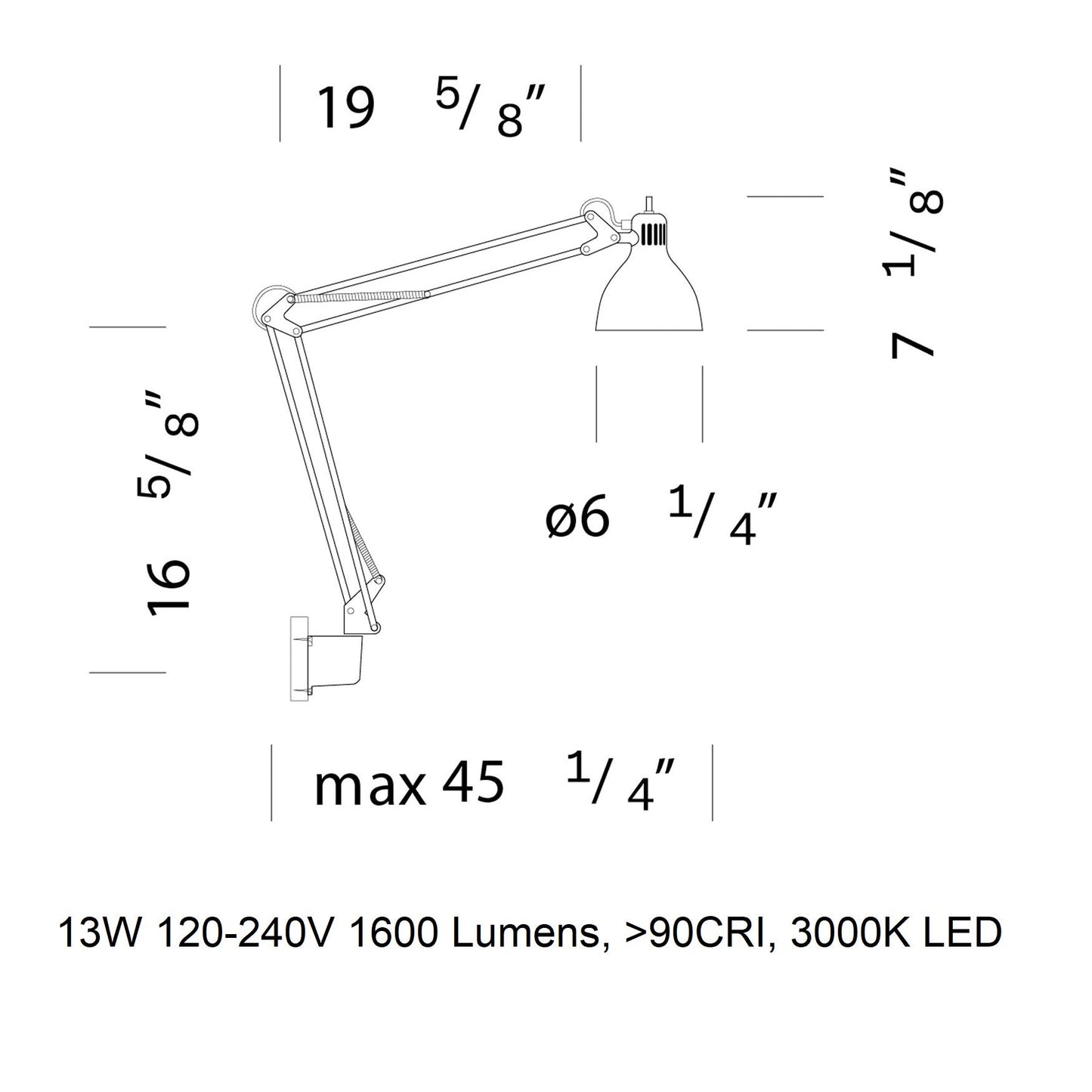 JJ Small Bracket Wall Sconce