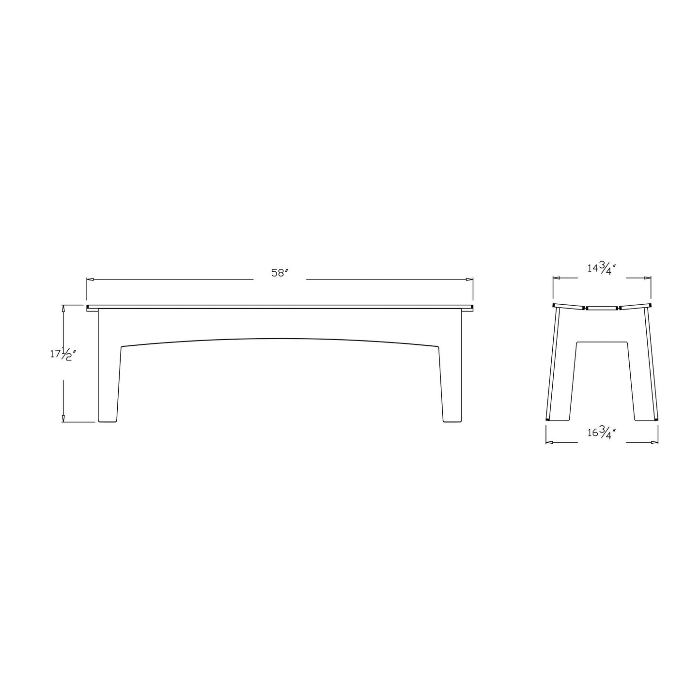 Alfresco Bench