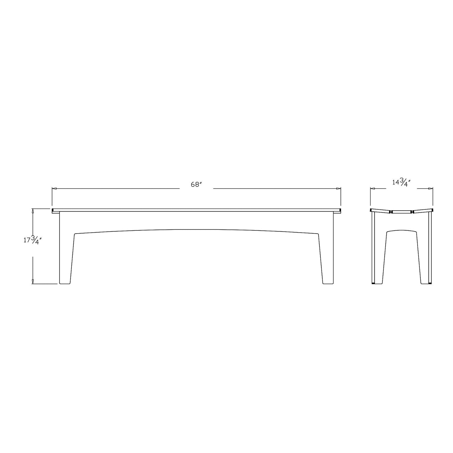 Alfresco Bench