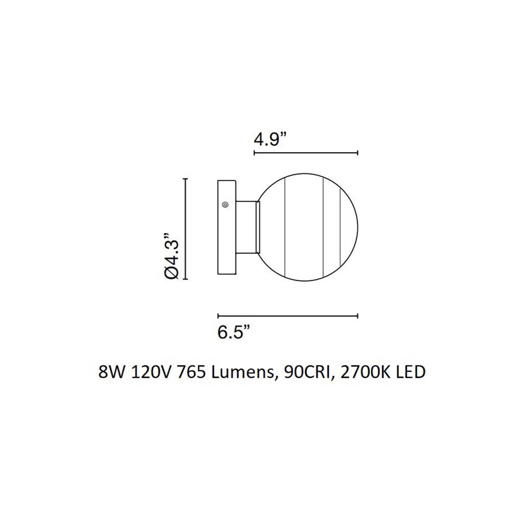 Dipping Light A2 Wall/Ceiling Light