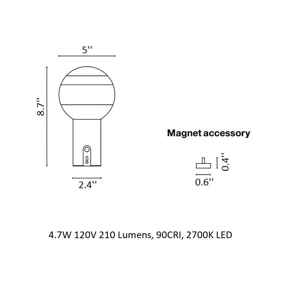Dipping Light LED Portable Table Lamp