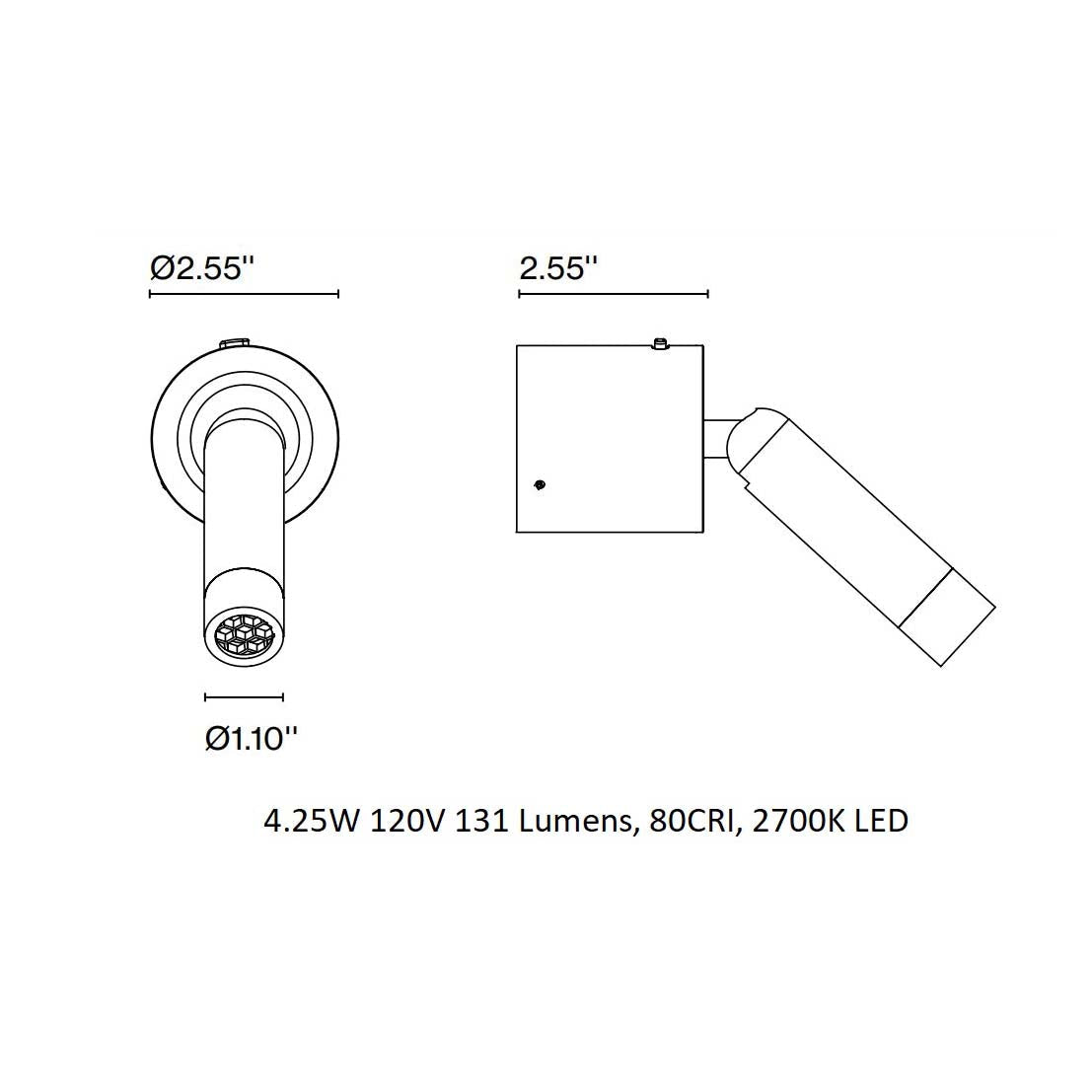 Ledtube A Wall Sconce