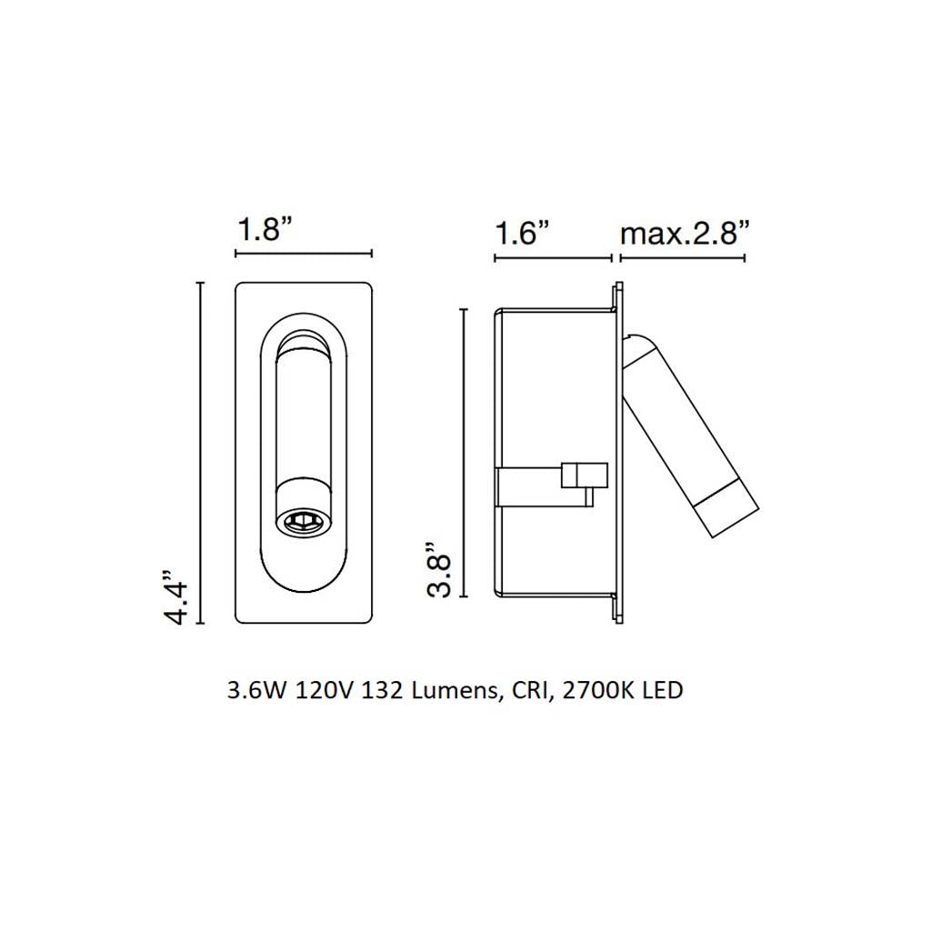 Ledtube Mini Wall Sconce