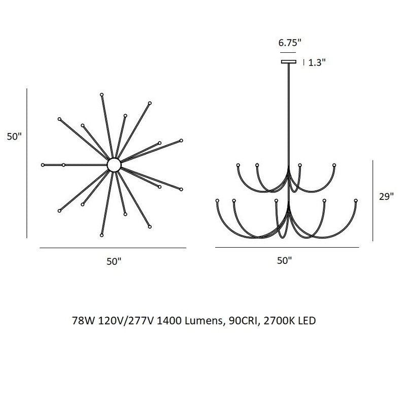 Arca Multi-Tier Chandelier