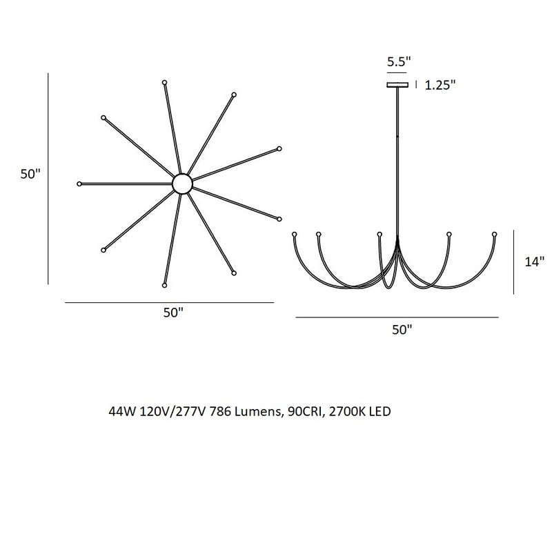 Arca Single Chandelier