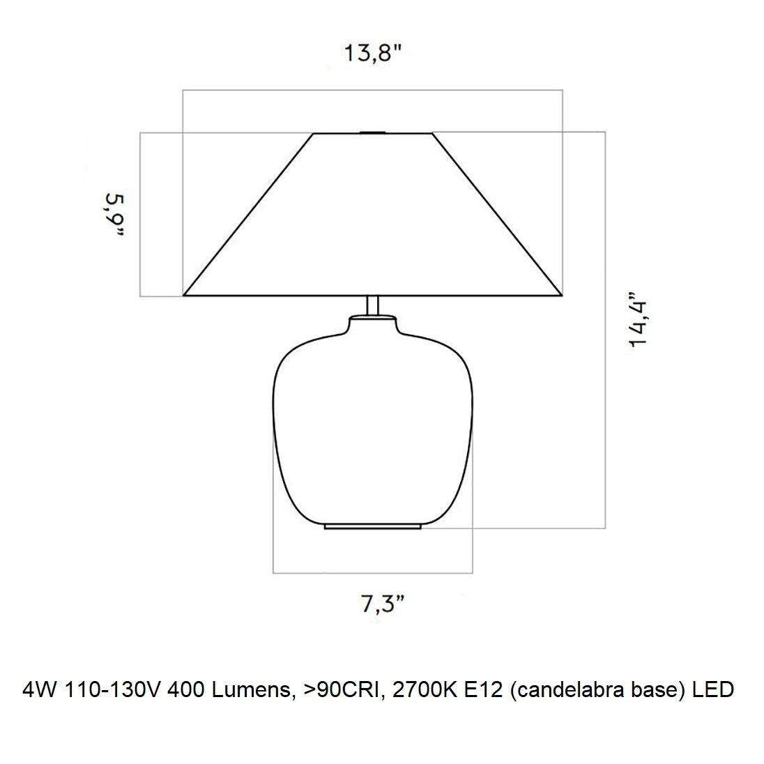Torso Limited Edition Table Lamp