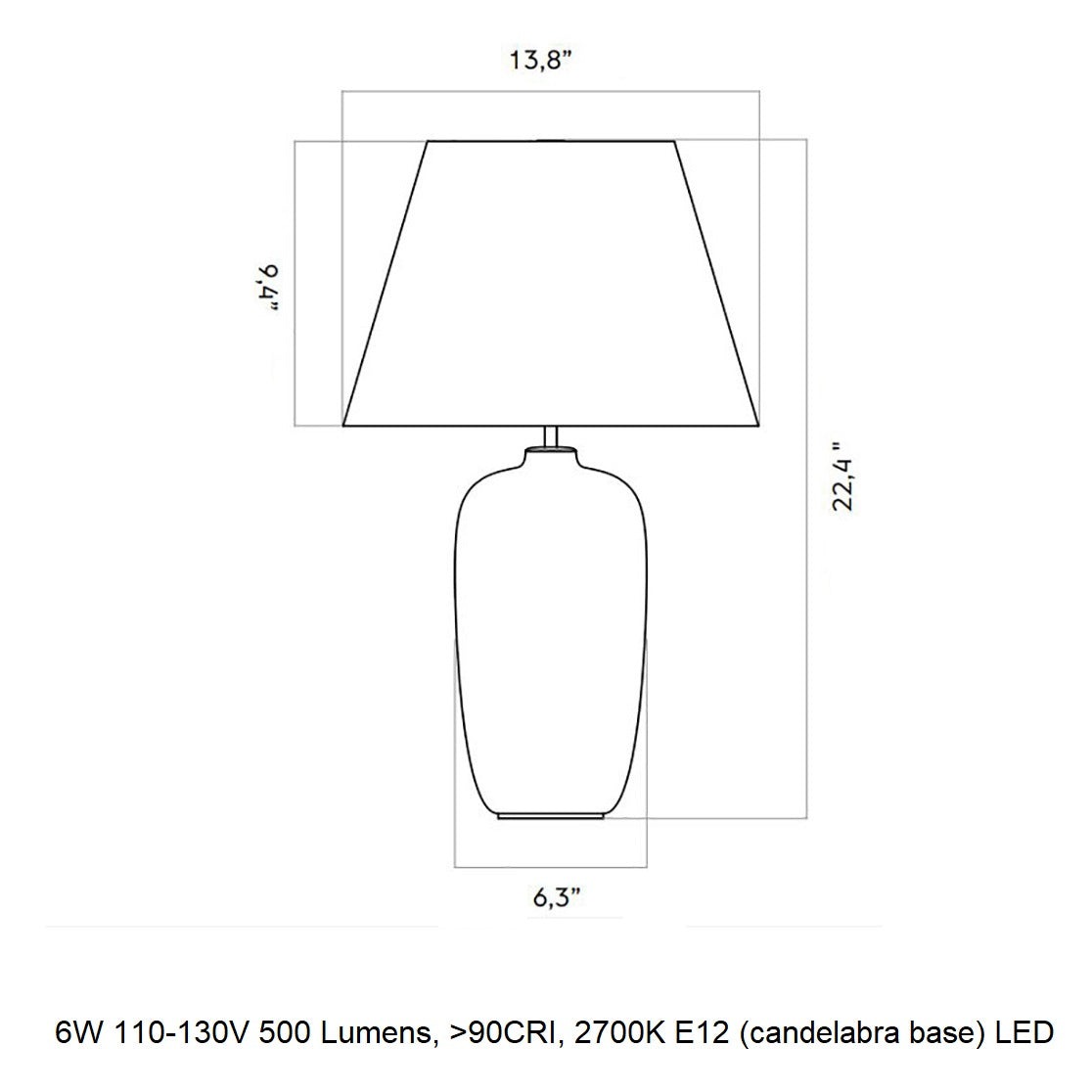 Torso Limited Edition Table Lamp