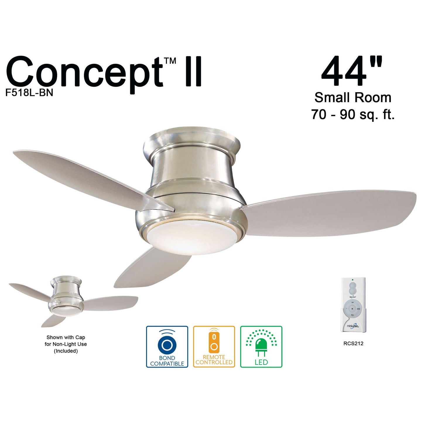 Concept II LED Ceiling Fan