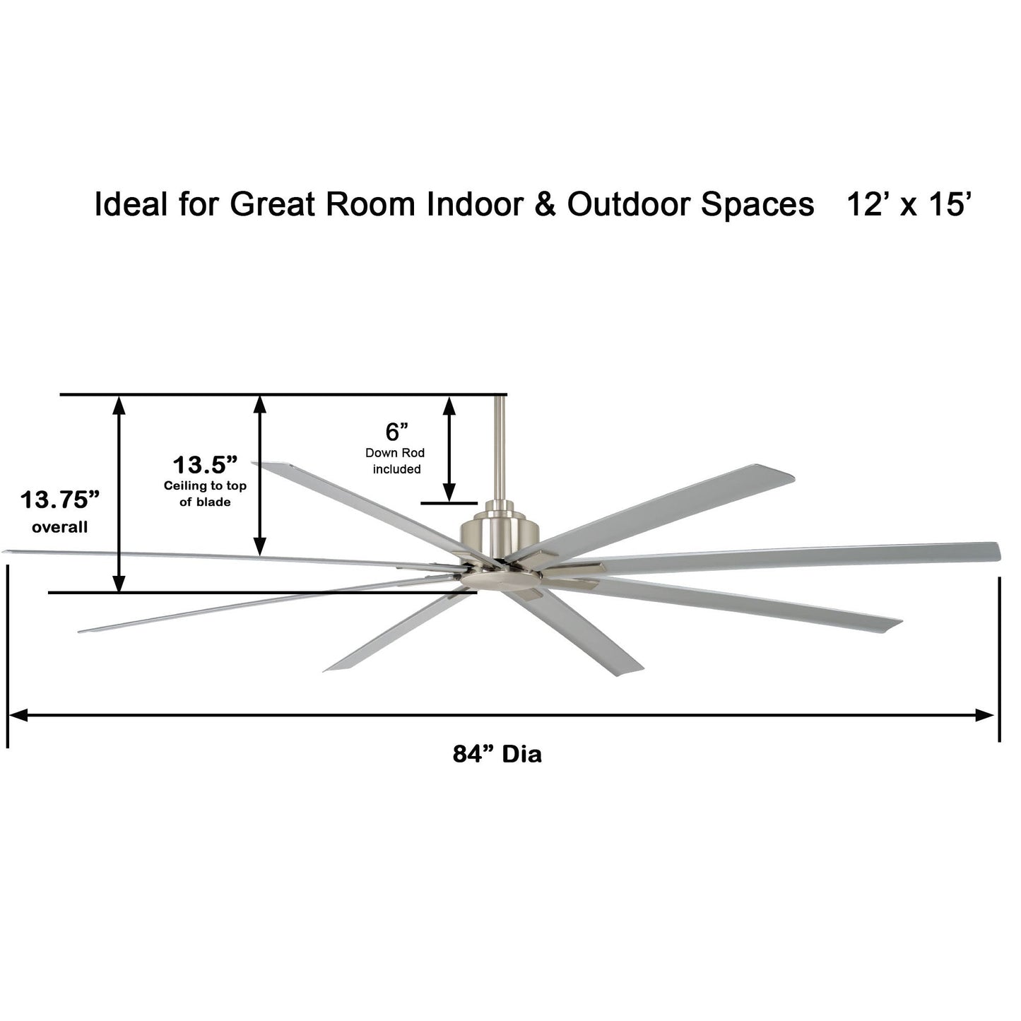 Xtreme H2O Outdoor Ceiling Fan
