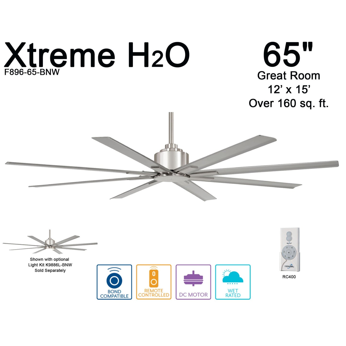 Xtreme H2O Outdoor Ceiling Fan