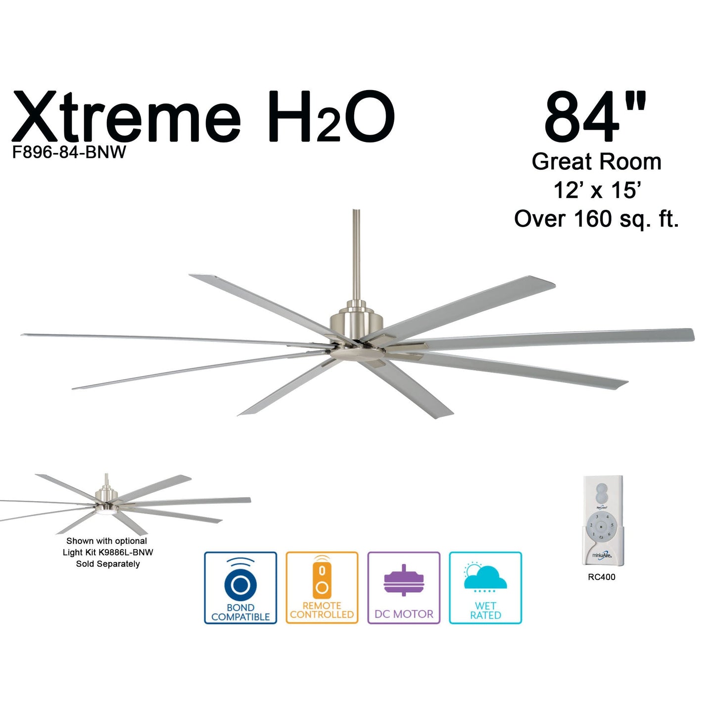Xtreme H2O Outdoor Ceiling Fan
