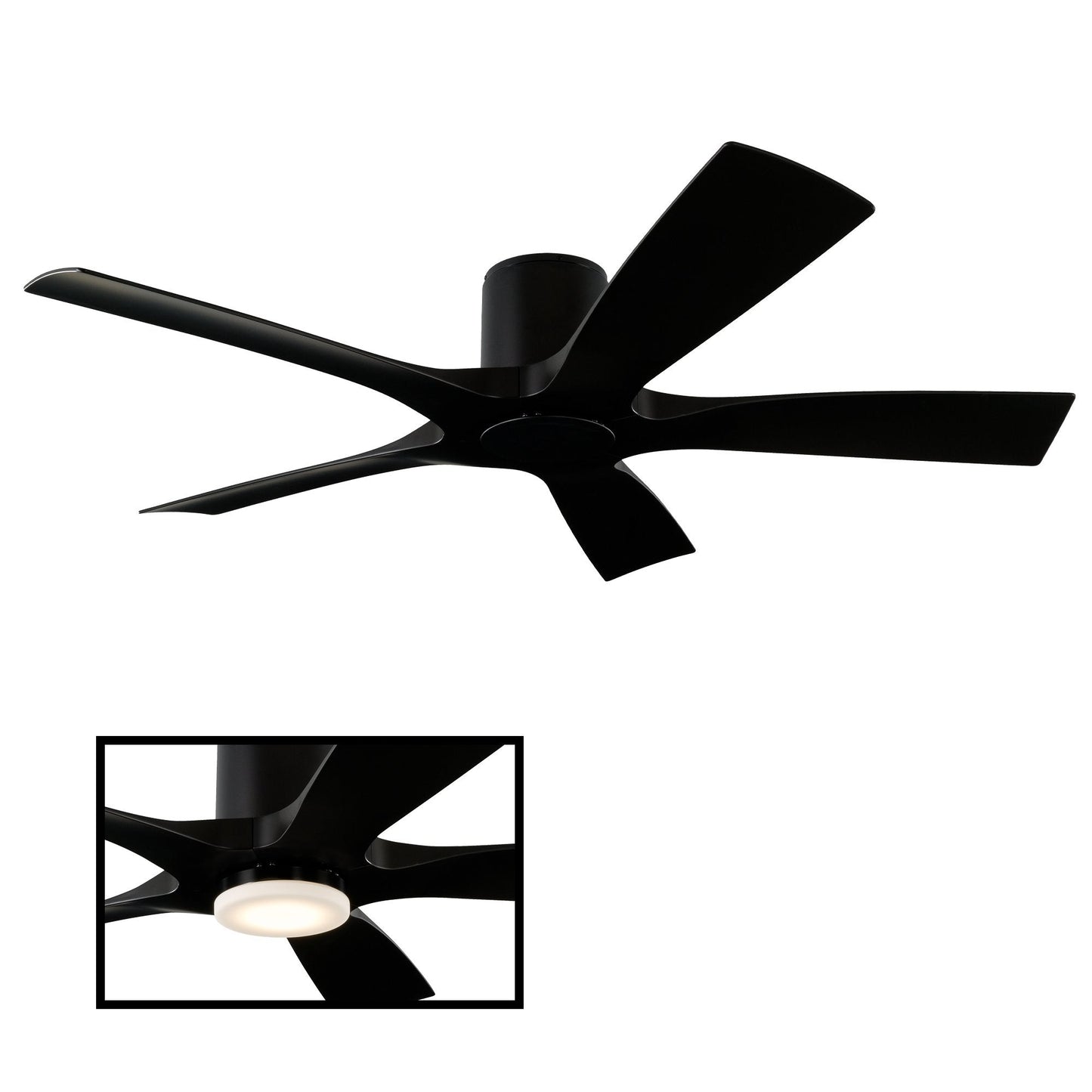 Aviator Indoor/Outdoor Flush Mount Ceiling Fan