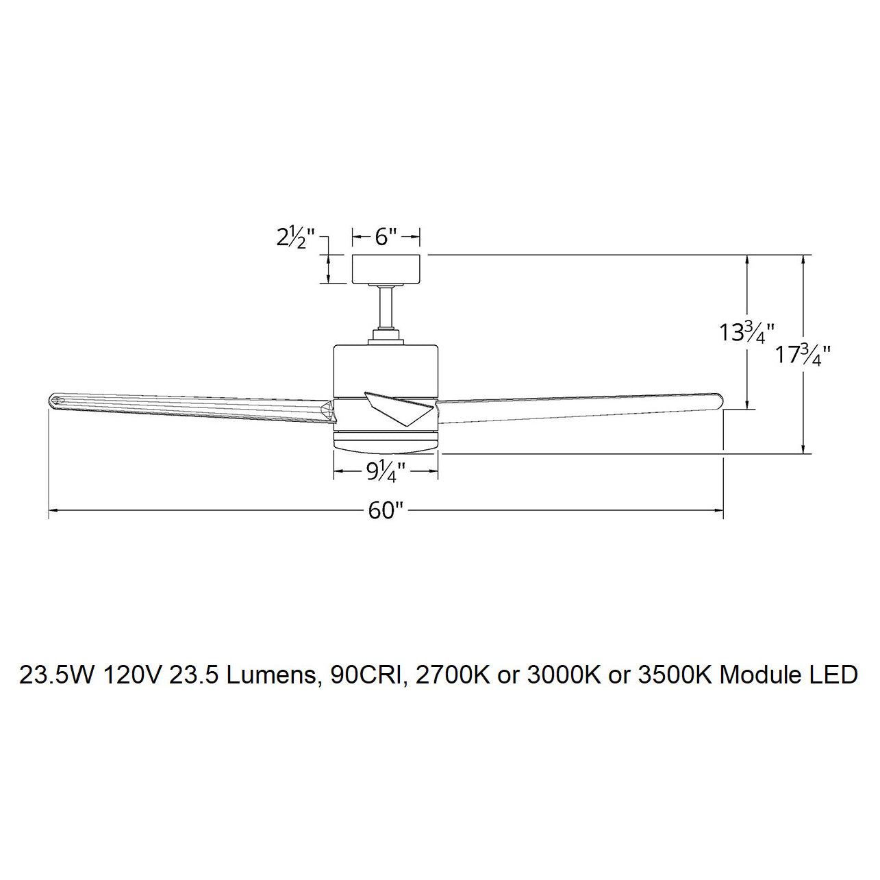 Windflower Indoor/Outdoor LED Smart Ceiling Fan