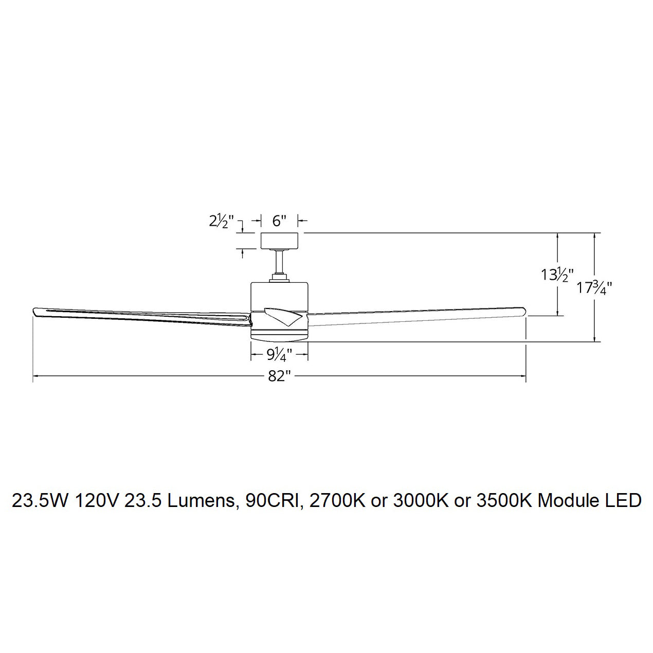 Windflower Indoor/Outdoor LED Smart Ceiling Fan