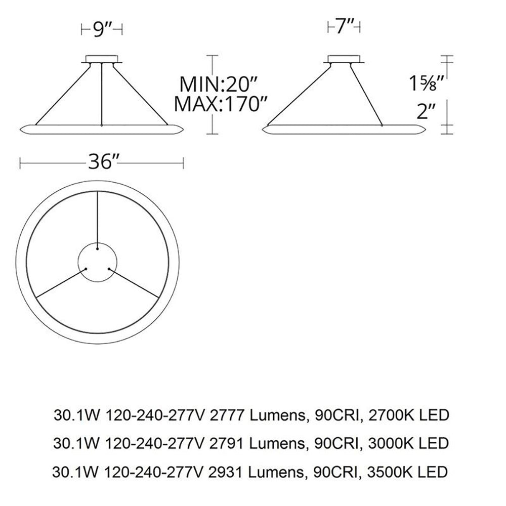 The Ring LED Chandelier