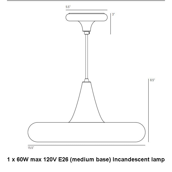 Drop Three Pendant Light