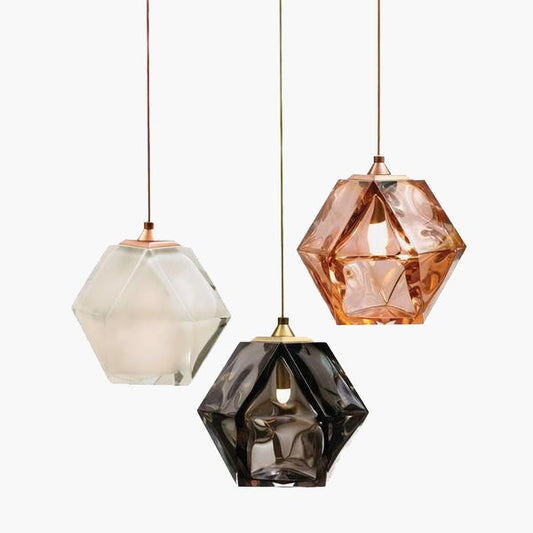 Eula Glass Minimal Pendant Light