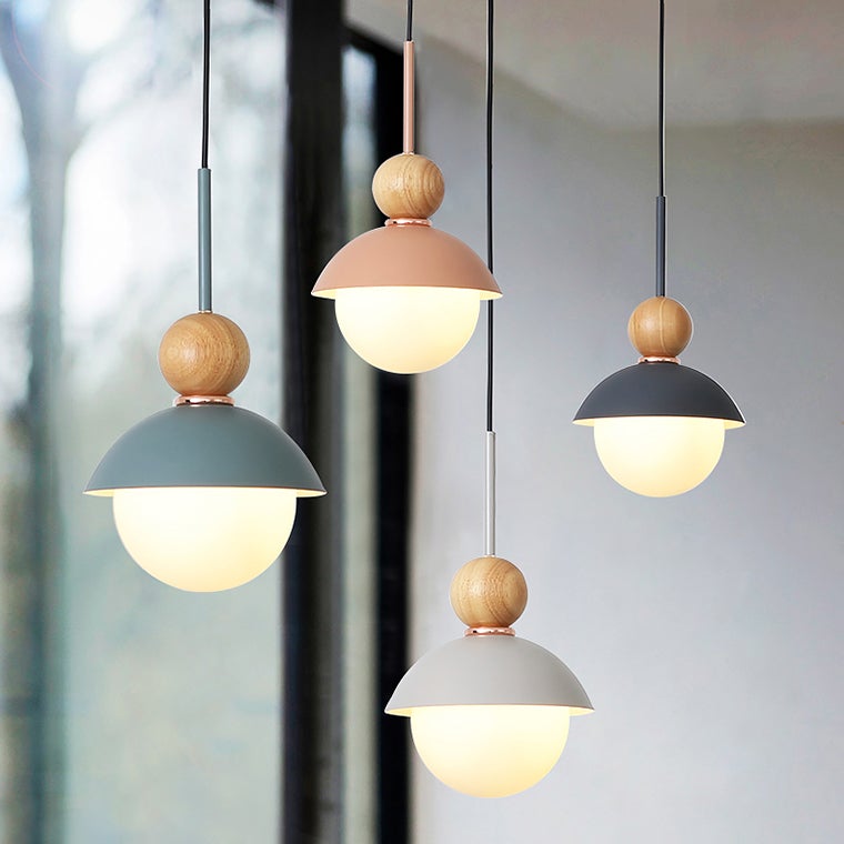 Savie Nordic Wooden Pendant Light