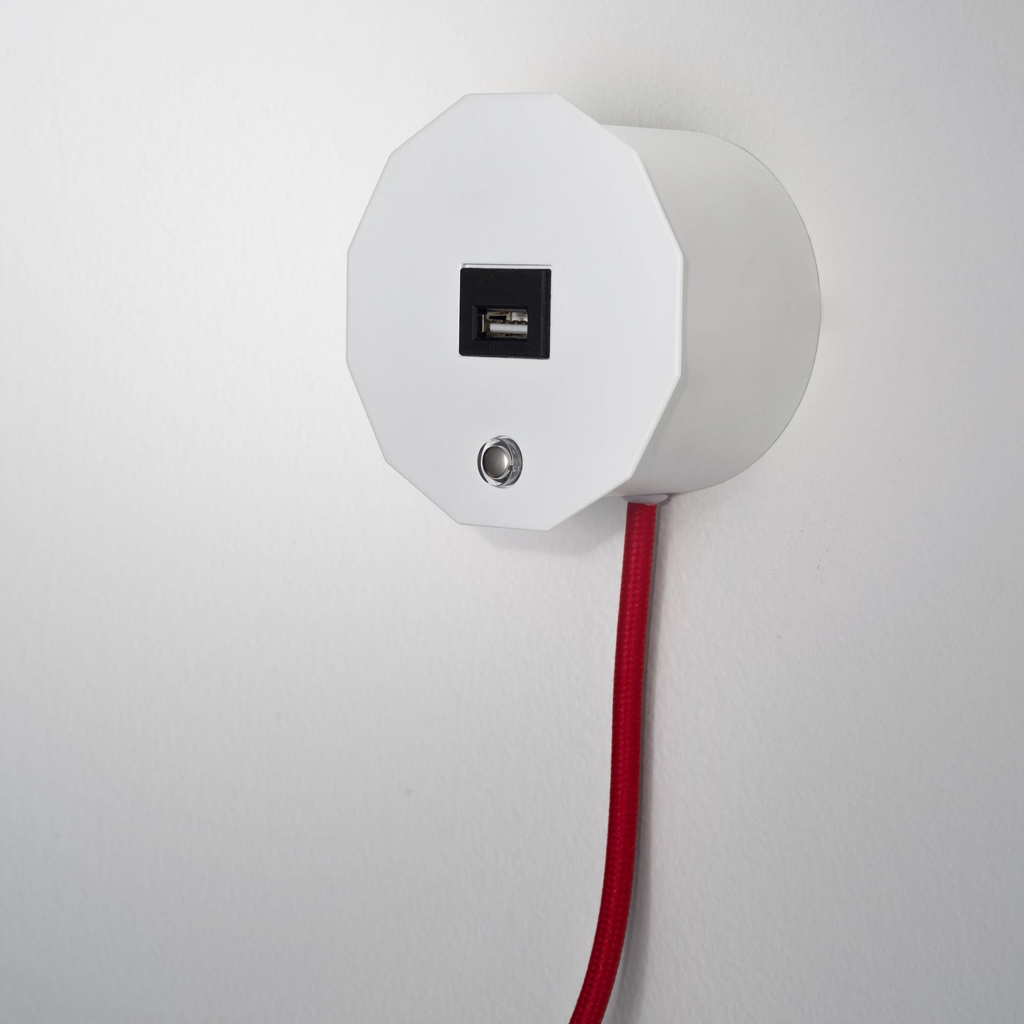 Novia Wall Light with USB Port