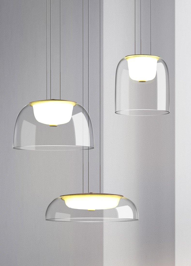Aura Minimal Glass Pendant Light