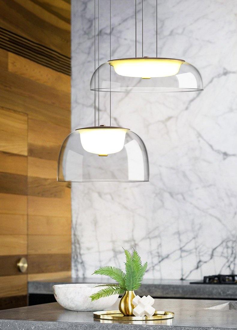 Aura Minimal Glass Pendant Light