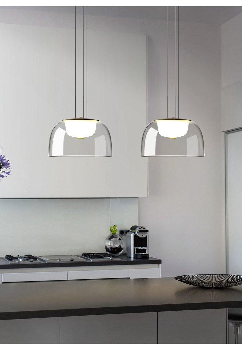 Aura Minimal Glass Pendant Light
