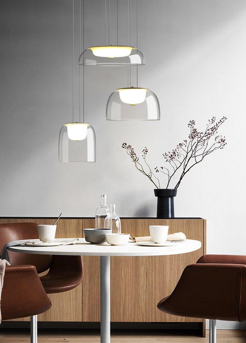 Aura Minimal Glass Pendant Light