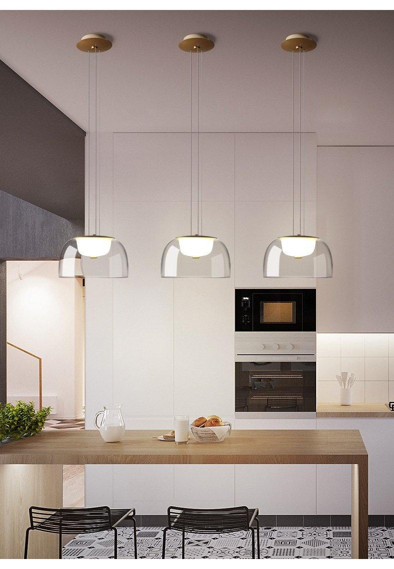 Aura Minimal Glass Pendant Light