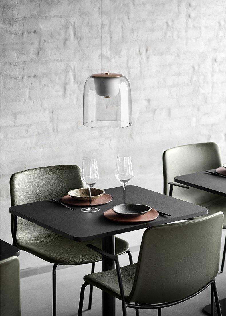 Aura Minimal Glass Pendant Light