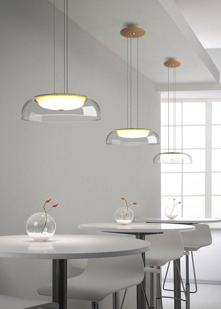 Aura Minimal Glass Pendant Light