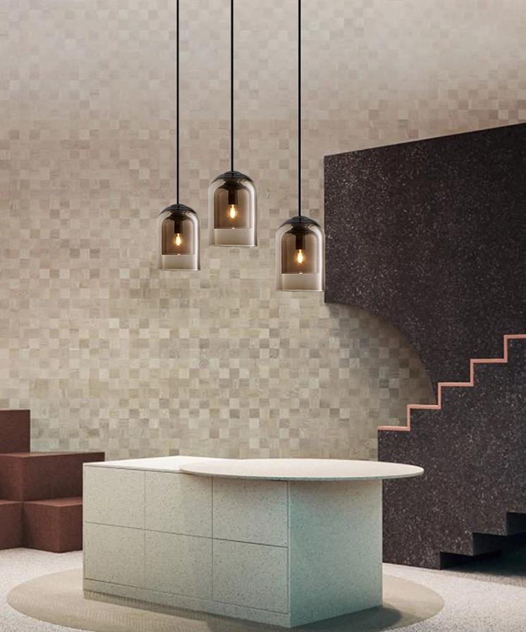 Liva Minimal Glass Pendant Light