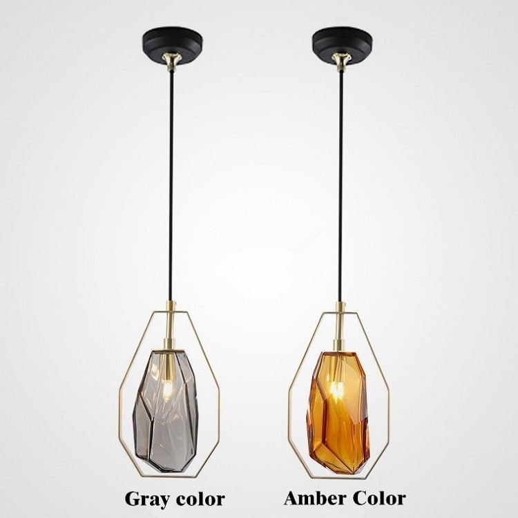 Reini Glass Modern Pendant Light