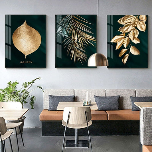 Golden Leaves | Canvas Print