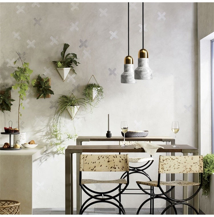 Nermi Marble Minimal Pendant Light