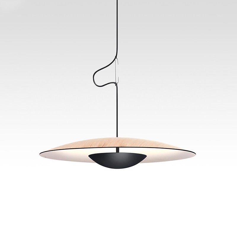 Inga Wooden Mid Century Pendant Light