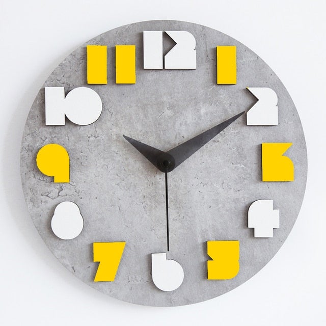 Modern 3D Wall Clock
