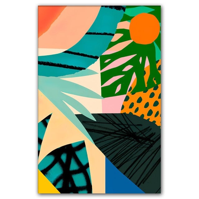 Tinga Tropical Canvas Prints