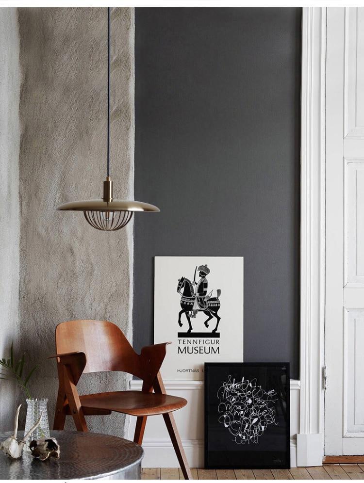 Rann Caged Wooden Pendant Light