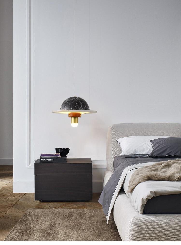 Jutta Marble Modern Pendant Light