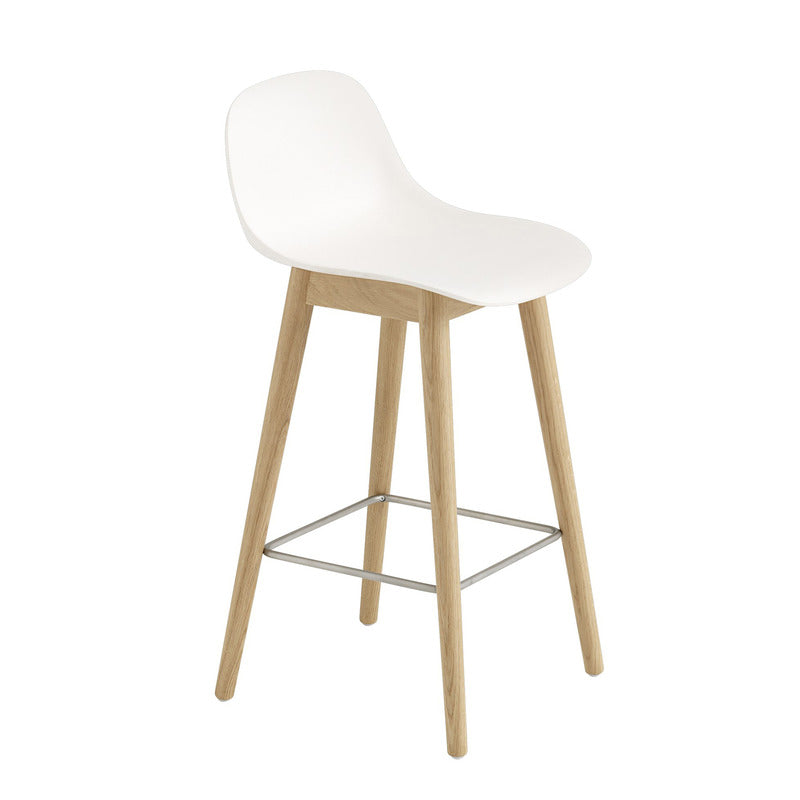 Fiber Stool with Backrest