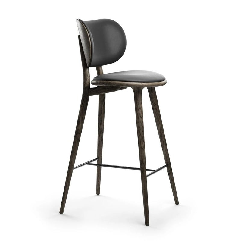 High Stool with Backrest