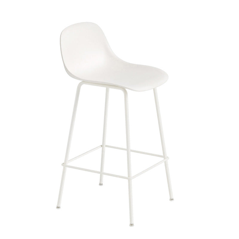 Fiber Stool with Tube Base