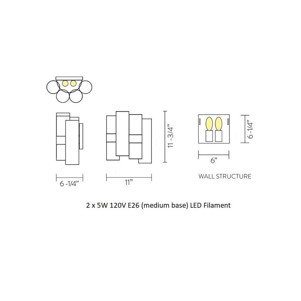 La Lollo Wall Light